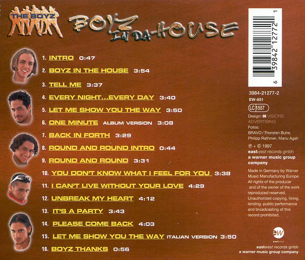 The Boyz (2) - Boyz In Da House (CD, Album) - Image 2