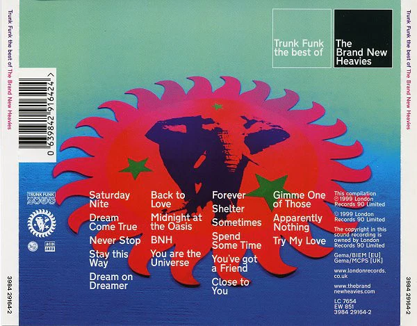 The Brand New Heavies - Trunk Funk - The Best Of (CD, Comp) - Image 2