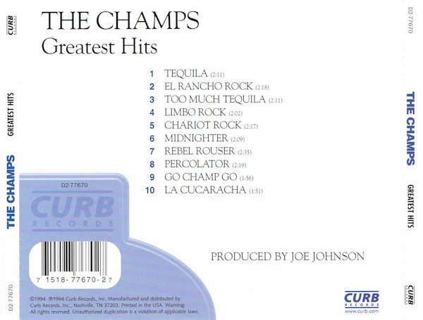 The Champs - Greatest Hits (CD, Comp) - Image 4
