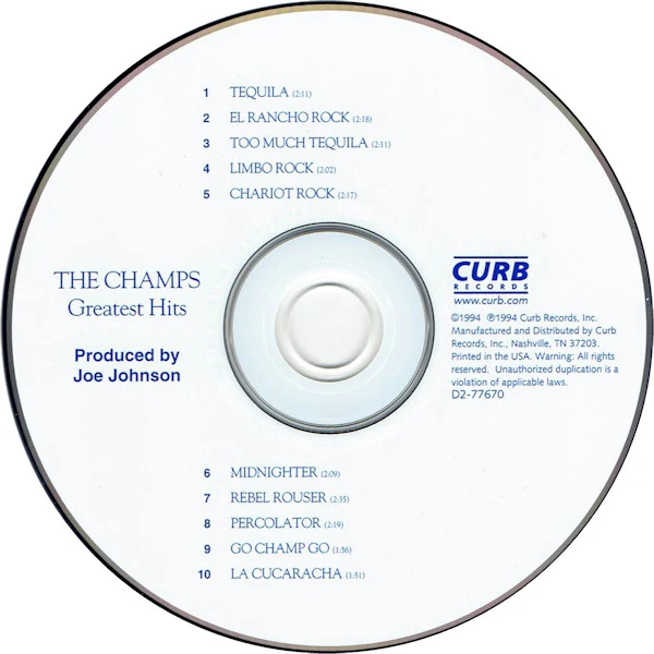 The Champs - Greatest Hits (CD, Comp) - Image 5