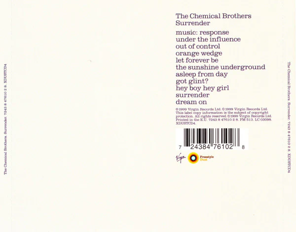 The Chemical Brothers - Surrender (CD, Album, Son) - Image 3