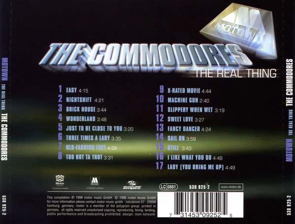 The Commodores* - The Real Thing (CD, Comp) - Image 5