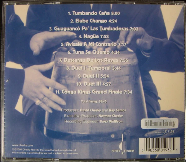 The Conga Kings - Giovanni Hidalgo, Candido, Patato Valdes* - The Conga Kings (CD, Album) - Image 2