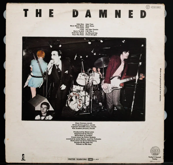 The Damned - Damned Damned Damned (LP, Album) - Image 2