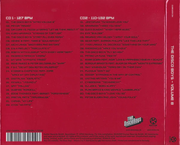 The Disco Boys - The Disco Boys - Volume 8 (2xCD, Comp, Ltd, Mixed) - Image 4