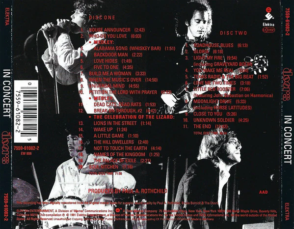 The Doors - In Concert (2xCD, Comp, RE, RM) - Image 2