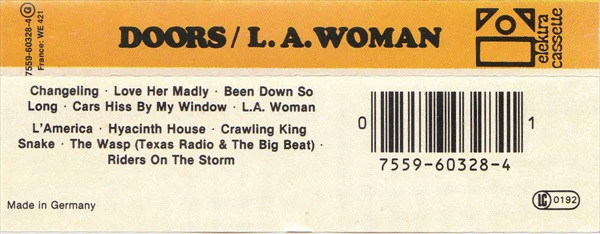 The Doors - L.A. Woman (Cass, Album, RE) - Image 2