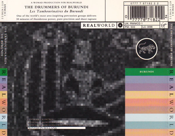 The Drummers Of Burundi - Les Tambourinaires Du Burundi (CD, Album, RE) - Image 2