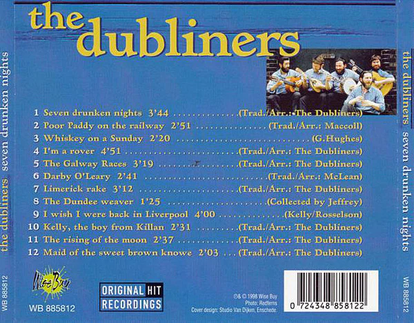 The Dubliners - Seven Drunken Nights (CD, Comp) - Image 2