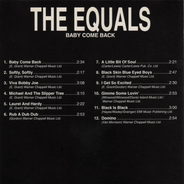 The Equals - Baby Come Back (CD, Comp) - Image 4