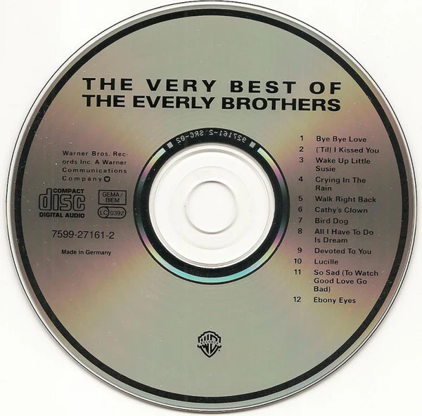 The Everly Brothers* - The Very Best Of The Everly Brothers (CD, Album, Comp, RE) - Image 3