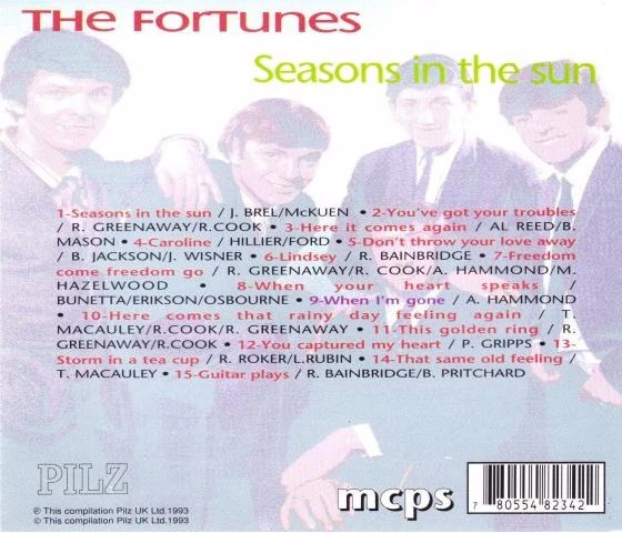 The Fortunes - Seasons In The Sun (CD, Comp) - Image 2