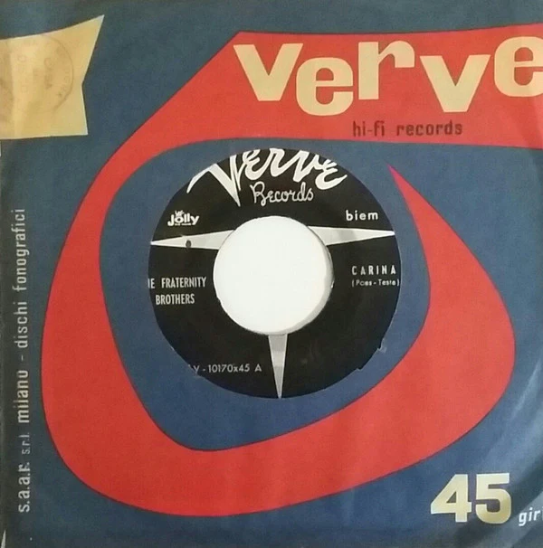 The Fraternity Brothers - Carina (7")
