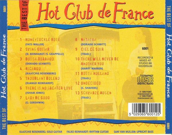 The Gipsy Boys - The Best Of Hot Club De France - CD 1 (CD, Album) - Image 2