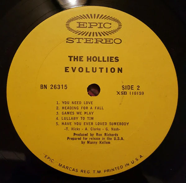 The Hollies - Evolution (LP, Album, Pit) - Image 4