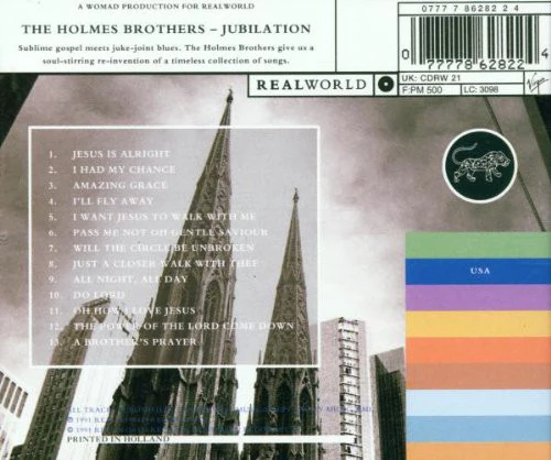 The Holmes Brothers - Jubilation (CD, Album) - Image 2