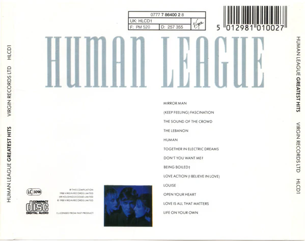 The Human League - Greatest Hits (CD, Comp, EMI) - Image 5