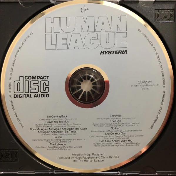 The Human League - Hysteria (CD, Album) - Image 3