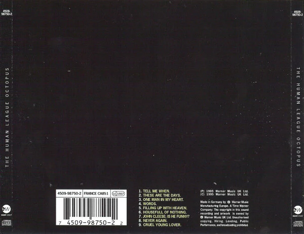 The Human League - Octopus (CD, Album) - Image 2