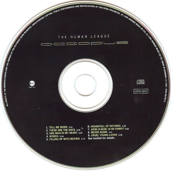 The Human League - Octopus (CD, Album) - Image 3