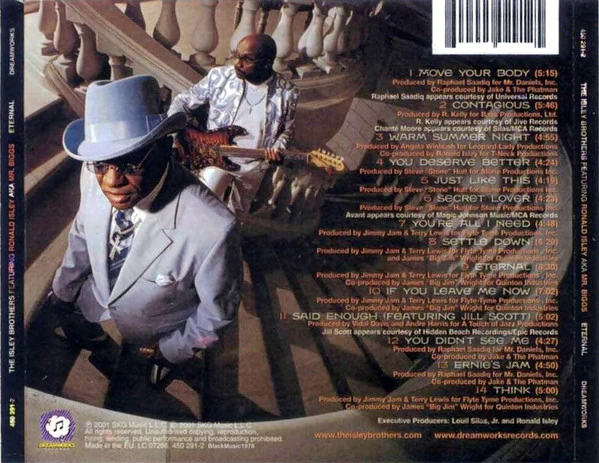 The Isley Brothers featuring Ronald Isley aka Mr. Biggs* - Eternal (CD, Album) - Image 2