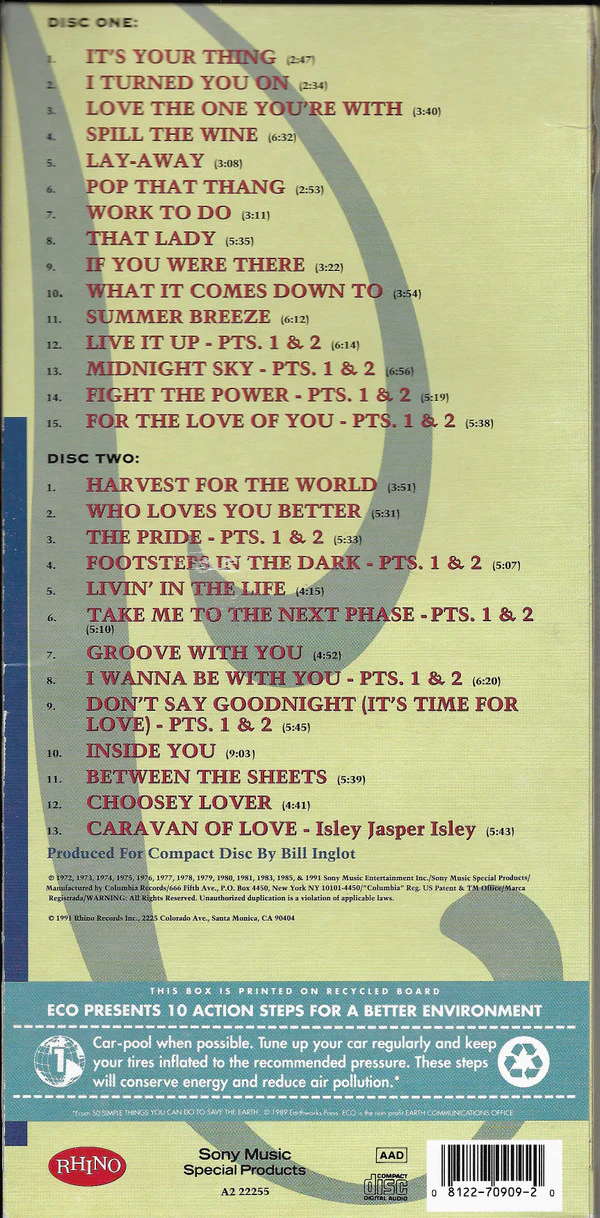 The Isley Brothers - The Isley Brothers Story, Vol. 2: The T-Neck Years (1969-1985) (2xCD, Comp) - Image 2