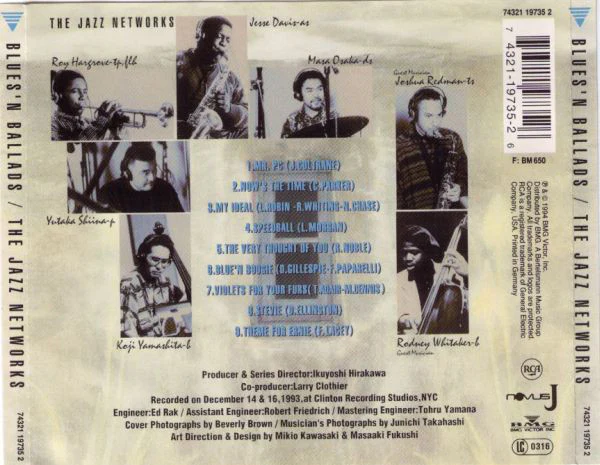 The Jazz Networks - Blues 'N Ballads (CD, Album) - Image 2