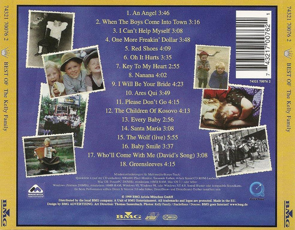 The Kelly Family - Best Of The Kelly Family (CD, Comp, Enh) - Image 2