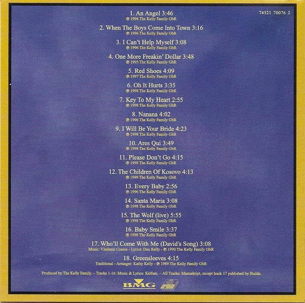 The Kelly Family - Best Of The Kelly Family (CD, Comp, Enh) - Image 4
