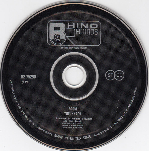 The Knack (3) - Zoom (CD, Album) - Image 3