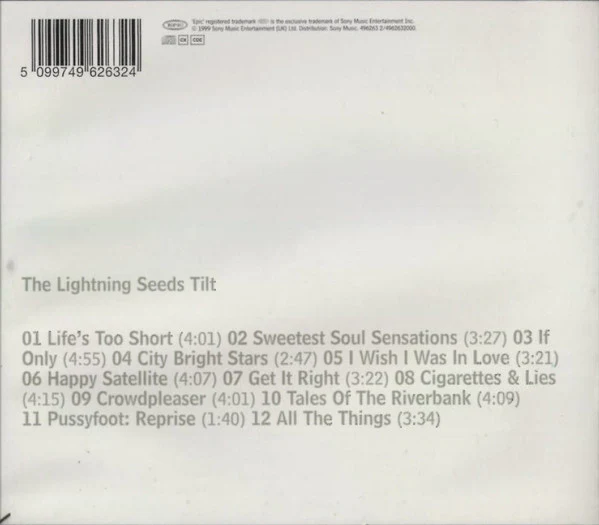 The Lightning Seeds* - Tilt (CD, Album) - Image 3