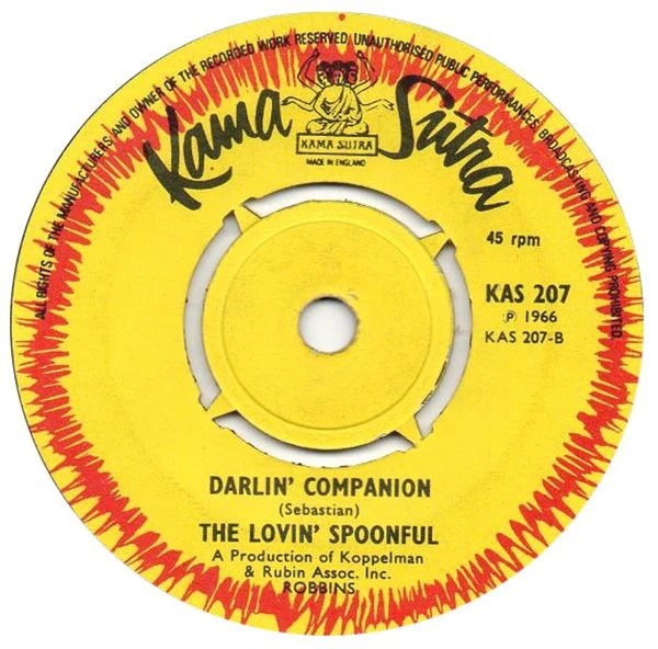 The Lovin' Spoonful - Darling Be Home Soon (7", Single, Pus) - Image 2