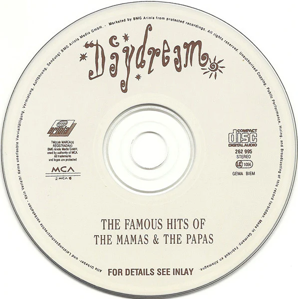 The Mamas & The Papas - Daydream - The Famous Hits Of (CD, Comp) - Image 5