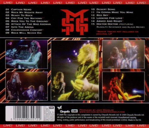 The Michael Schenker Group - Rock Will Never Die (CD, Album, RE, RM) - Image 2