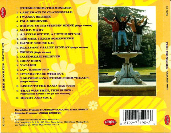 The Monkees - Greatest Hits (CD, Comp, RM) - Image 4