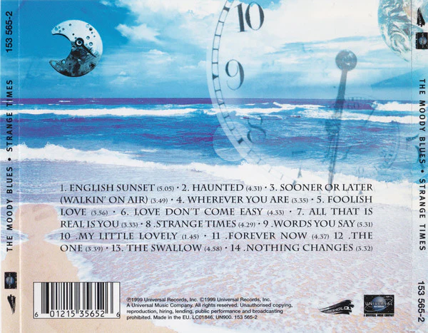 The Moody Blues - Strange Times (CD, Album) - Image 2