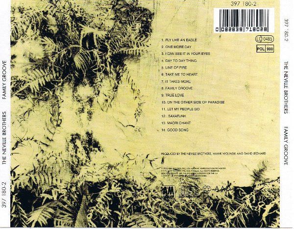 The Neville Brothers - Family Groove (CD, Album) - Image 2