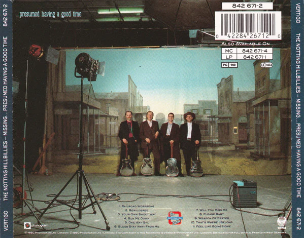The Notting Hillbillies - Missing… Presumed Having A Good Time (CD, Album) - Image 2