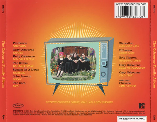 The Osbournes - The Osbourne Family Album (CD, Album, Copy Prot.) - Image 2