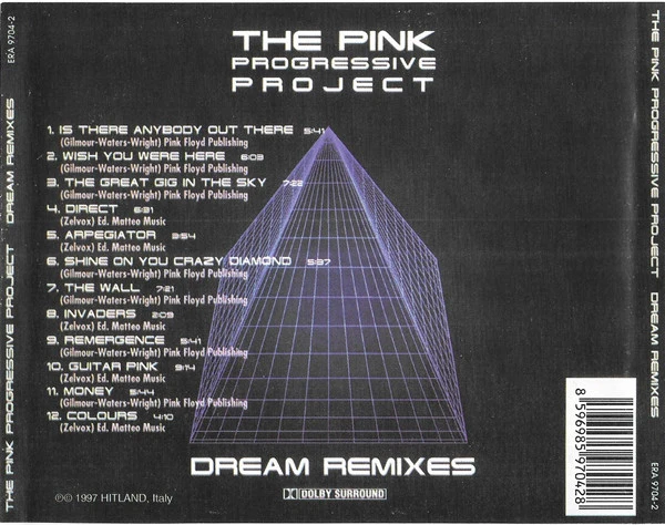 The Pink Progressive Project - Dream Remixes (CD, Album) - Image 3