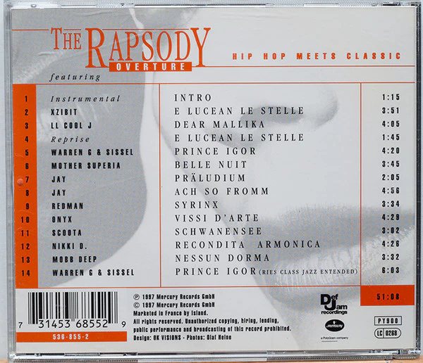 The Rapsody - Overture - Hip Hop Meets Classic (CD, Album) - Image 2
