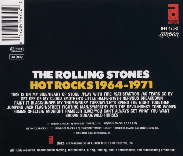 The Rolling Stones - Hot Rocks 1964-1971 (2xCD, Comp, RE, RM) - Image 2
