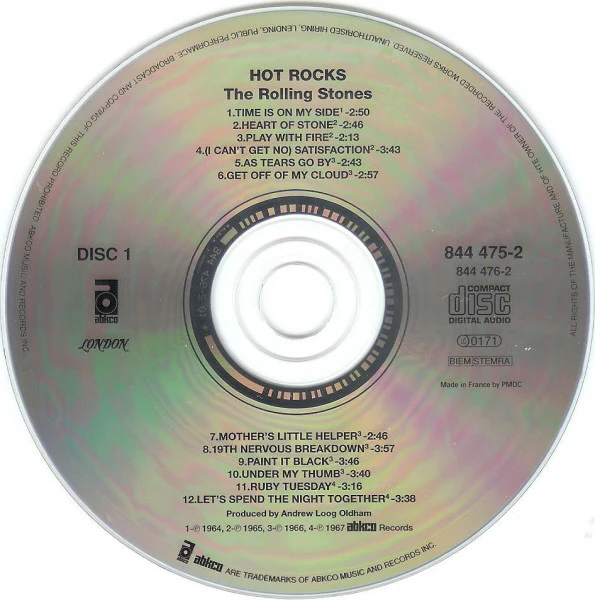 The Rolling Stones - Hot Rocks 1964-1971 (2xCD, Comp, RE, RM) - Image 3