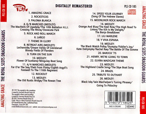 The Royal Scots Dragoon Guards - Amazing Grace (CD, Comp) - Image 2