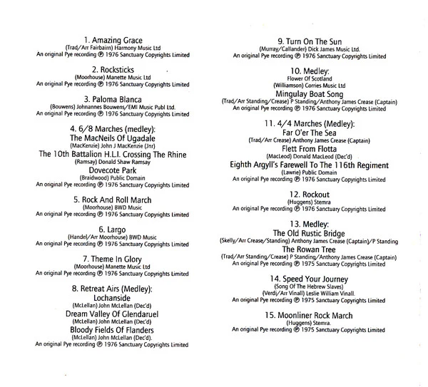 The Royal Scots Dragoon Guards - Amazing Grace (CD, Comp) - Image 4