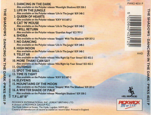 The Shadows - Dancing In The Dark (CD, Comp) - Image 2
