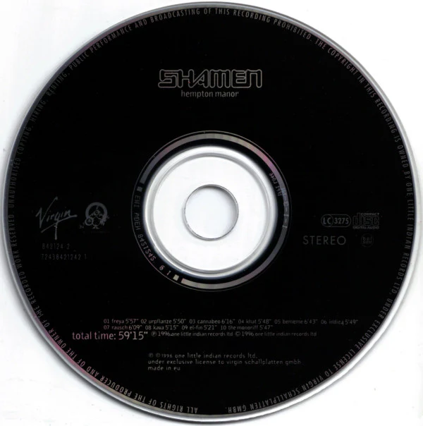 The Shamen - Hempton Manor (CD, Album) - Image 4