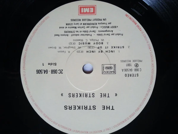The Strikers - The Strikers (LP, Album) - Image 4