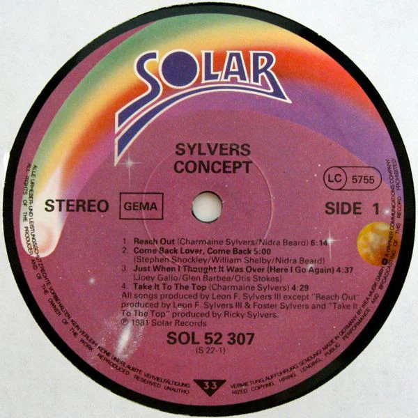 The Sylvers - Concept (LP, Album) - Image 3