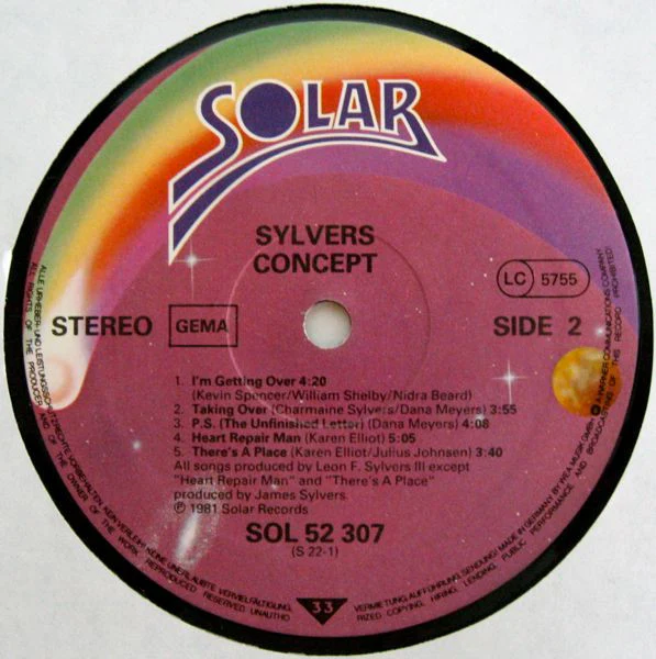 The Sylvers - Concept (LP, Album) - Image 4